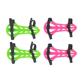 

4pcs 2-Strap Rubber Archery Armguard Hunting Quick Release Arm Protector Bow And Arrow Arm Gear for Archery Shooting Practice
