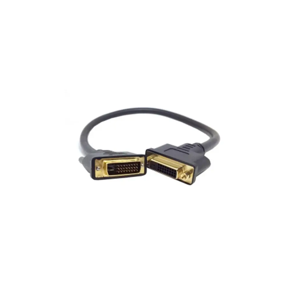 0,5 метров DVI-D Dual Link Мужской цифровой 24+ 1 к DVI 24+ 1 Женский Видео удлинитель кабеля для монитора проектора