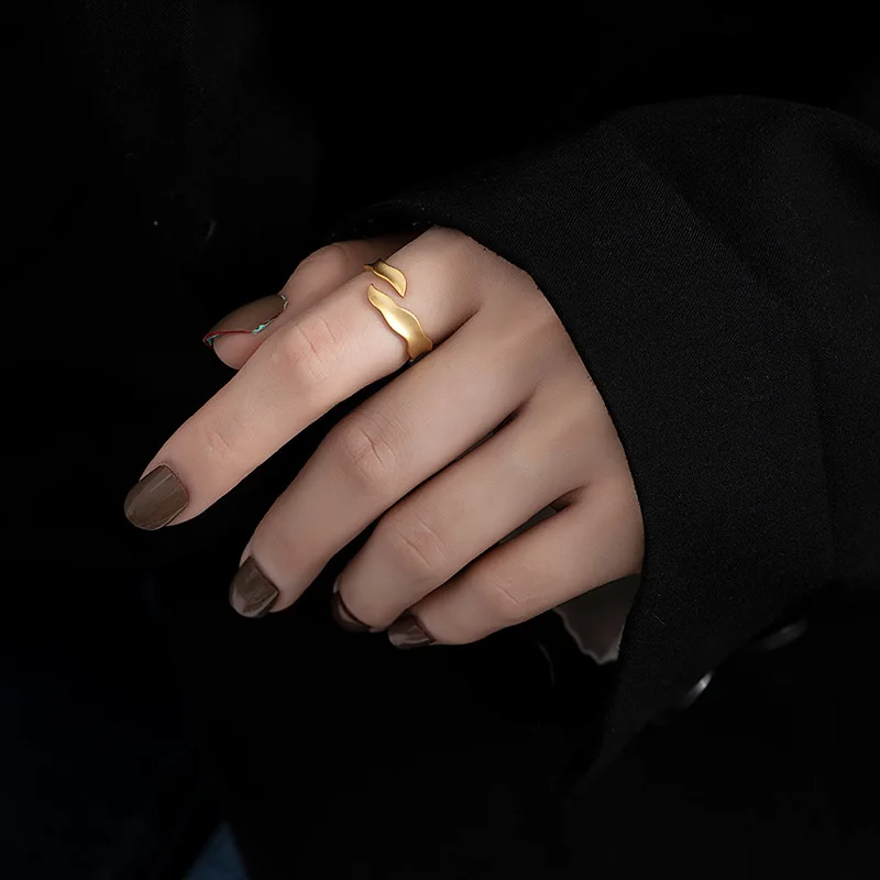 Пара модные кольца для женщин кольцо 2021 серебряная застежка-молния панк комплект