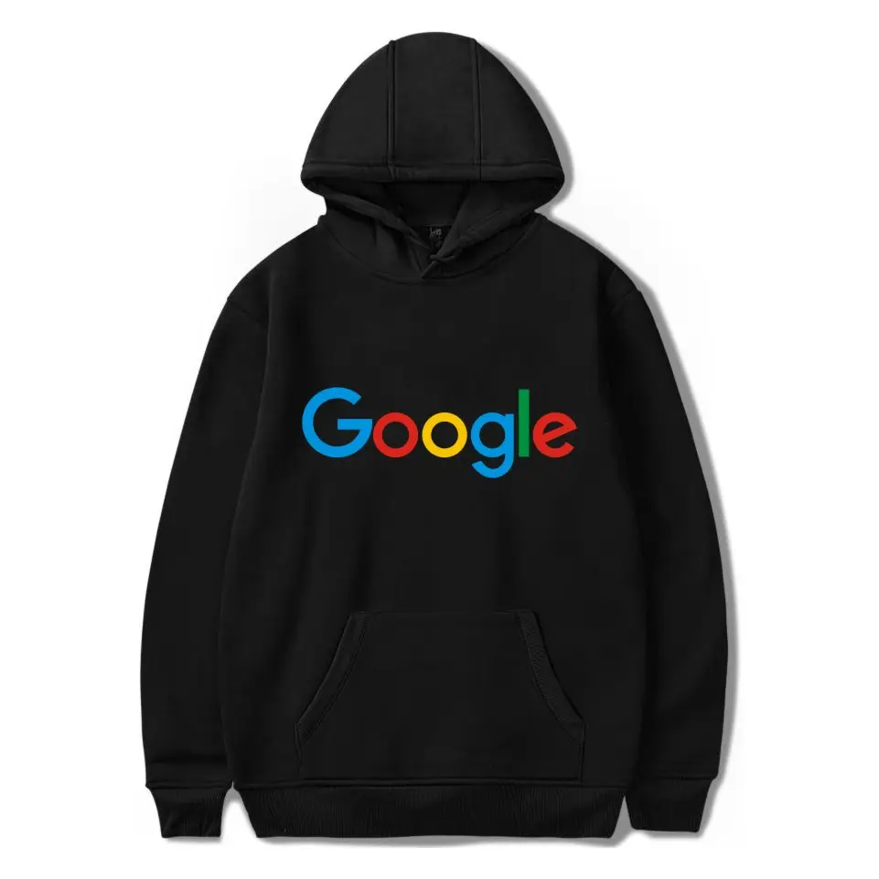 Толстовка с капюшоном Google модные популярные толстовки радужным принтом букв