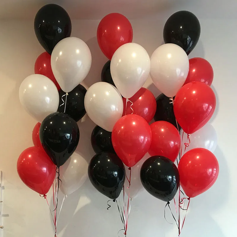 15pcs-Thick-10inch-Latex-Balloon-Happy-Birtday-Party-Balloons-Romantic-Wedding-Decoration-Red-Black-White-Inflat