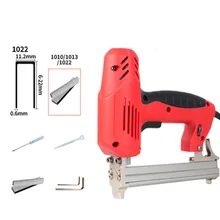 1022 обрамление Tacker U степлер электрические скобы пистолет с 300 шт гвоздей 220 в 2000 Вт электрические электроинструменты для ручной инструмент для работы по дереву