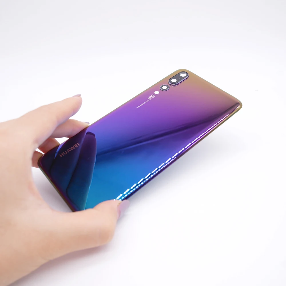 Стеклянный задний корпус для huawei P20 Pro, чехол для батареи, чехол для двери P20 Pro, Запасная часть