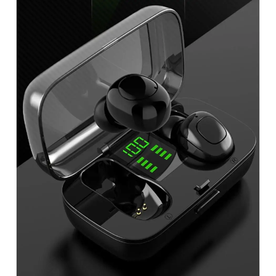 Мини Портативный Bluetooth в ухо стерео беспроводной 5 В/100 мАч наушники с 50 мАч 450 мАч 120h IPX6 зарядный чехол