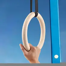 1 шт. березовые фитнес-Кольца гимнастические тренировочные кольца новые деревянные 28 мм упражнения фитнес гимнастические кольца для тренажерного зала упражнения