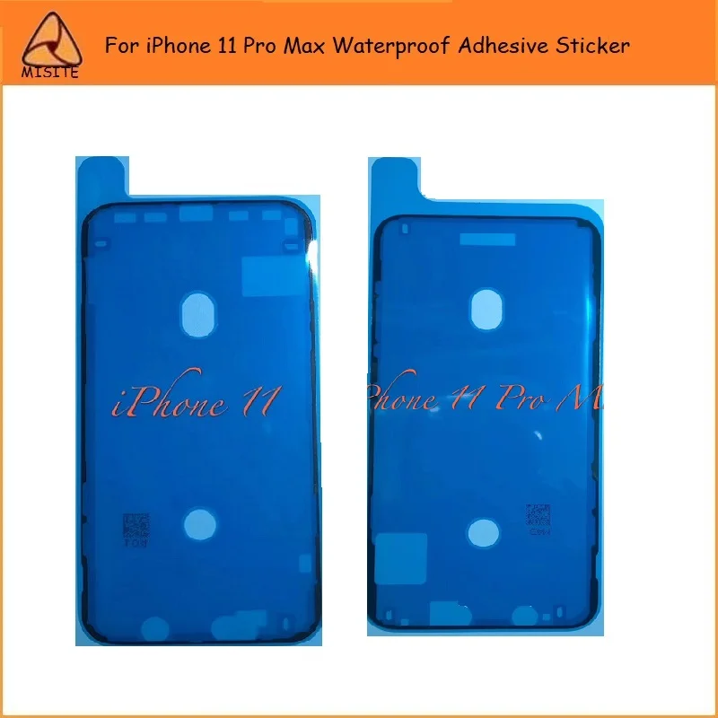50 шт./лот, водостойкая наклейка для iPhone 11Pro Max 7 7Plus 8 8Plus X XR XS Max XSM 7G 8G, ЖК-экран, 3M, клейкая лента