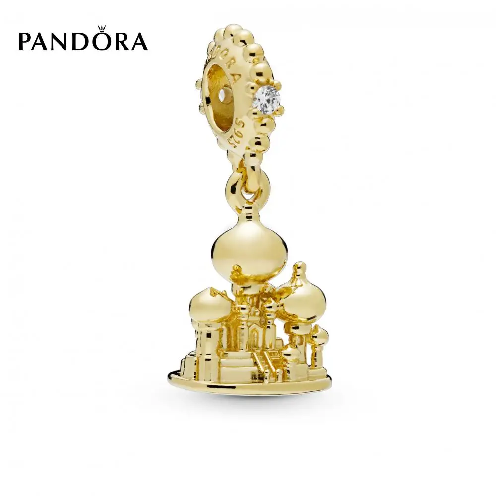 Подвеска коллекции PANDORA Shine &quotЗамок Аграба&quot с 2-мя прозрачными кубическими