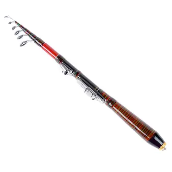 

2.1M 6.89FT Automatic Fishing Rod Telescopic Fish Rod Travel Spinning Rod Pole Carbon Fiber River Ice Raft Fishing Tackle Tool