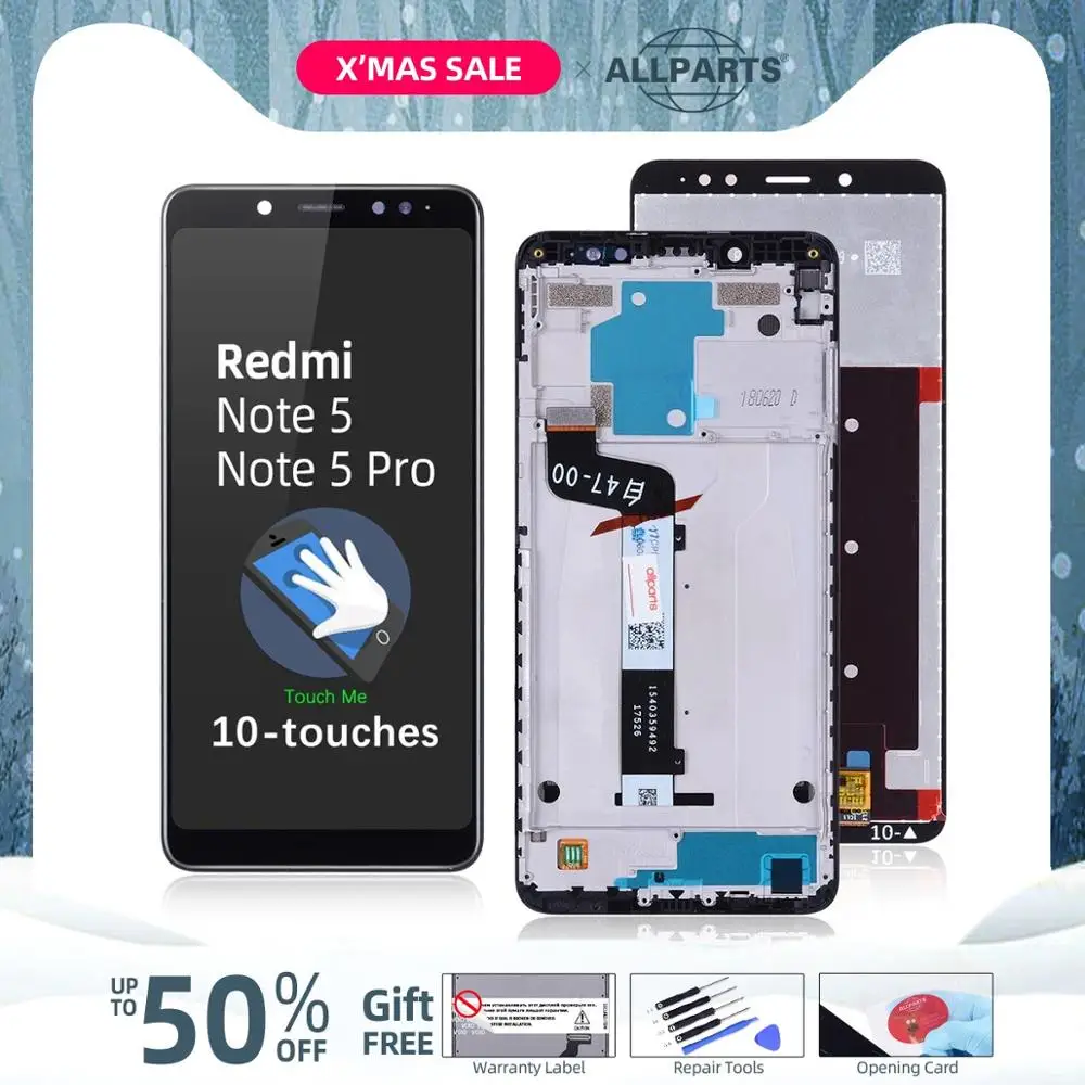 Cena ORG. WYŚWIETLACZ for Xiaomi Redmi Note 5 EKRAN LCD i Dotyk DIGITIZER ORYG z RAMKĄ CZARN BIAŁY