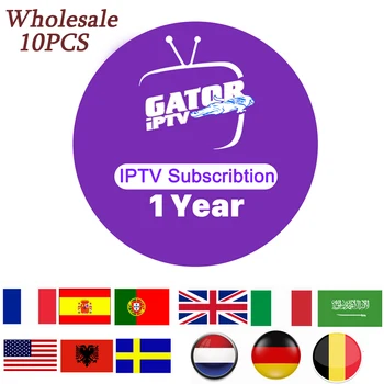 

10PCS IPTV Smarters Subscription For Android TV Box French Europe IPTV Code Smart IPTV no APP include