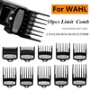 10PCS Professional Cutting Guide Comb Hair Clipper Limit Comb with Metal Clip For WAHL 1.5/3/4.5/6/10/13/16/19/22/25MM G0717 1