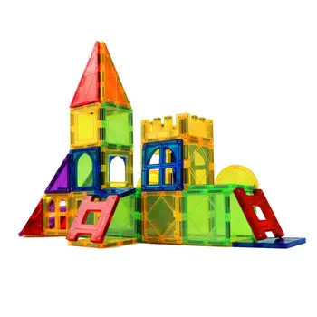 

70/30pcs Children's Educational Magnetic Piece Set Color Window Magnetic Piece Toy Building Block Magnetic Construction Piece