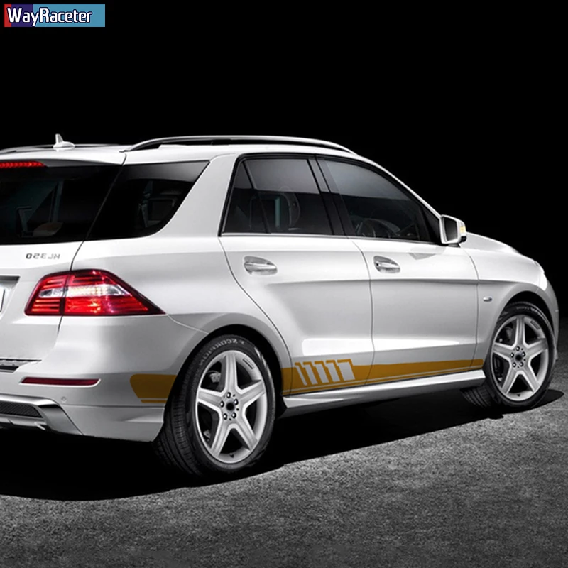 Auto Tur Seite Rock Streifen Aufkleber Aufkleber Fur Mercedes Benz Gle Glk Ml Klasse Amg W164 W166 Gle350 Gle400 Glk350 Ml350 Zubehor Car Stickers Aliexpress