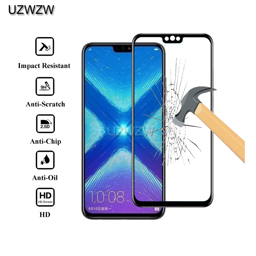 

Full Cover Tempered Glass For Huawei Honor 8X Tempered Glass Screen Protector For Huawei Honor 8x