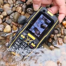 3g wcdma ip67 à prova dip67 água áspero à prova de choque sos telefone celular discagem rápida barato telefones celulares botão celular russo francês