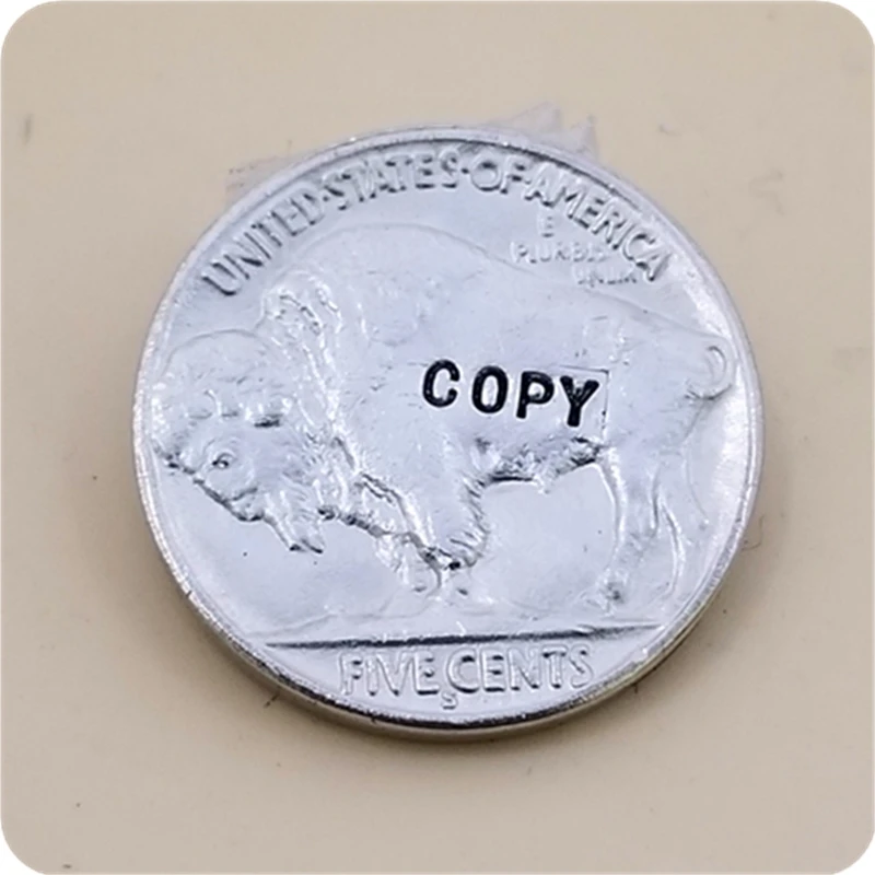 Хобо Никель Coin_Type# 32_1935-S с гравировкой в виде американского бизона из никеля копия монет