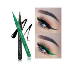 1Pcs Cat Eye Color Eyeliner Makeup Waterproof Neon Liquid Eye Liner Pencil Pen Make Up Comestics Long-lasting Black Makeup Tools