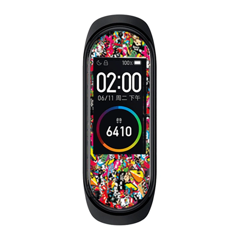 Для Xiaomi Mi Band 4 аксессуары для смарт-браслета полноэкранная проницаемая пленка защитная пленка для Xiaomi Mi Band 4 - Цвет: 36
