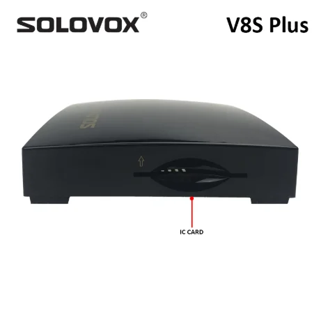 SOLOVOX V8S плюс спутниковый ТВ приемник 2USB поддержка Biss ключ веб-ТВ домашний кинотеатр Поддержка YOUTUBE YOUPORN DLAN 6 линия 7 линия cccam
