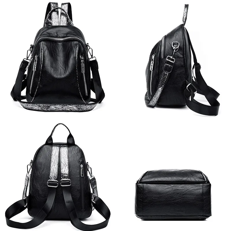Женские Кожаные Рюкзаки Mochilas, женский рюкзак, винтажный рюкзак, школьные сумки для девочек, повседневные дорожные женские рюкзаки, Sac a Dos