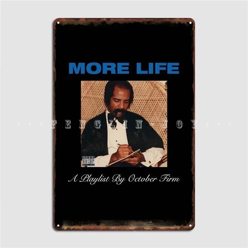 Постер More Life с изображением дракона металлическая Настенная роспись Настенный