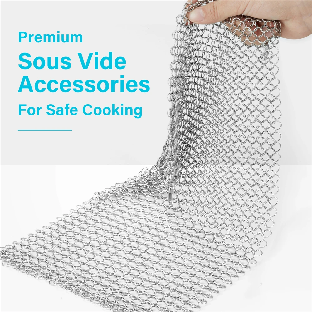 SOVIDER Sous Vide Sinker Weight FoodGrade Stainless Steel Mesh for