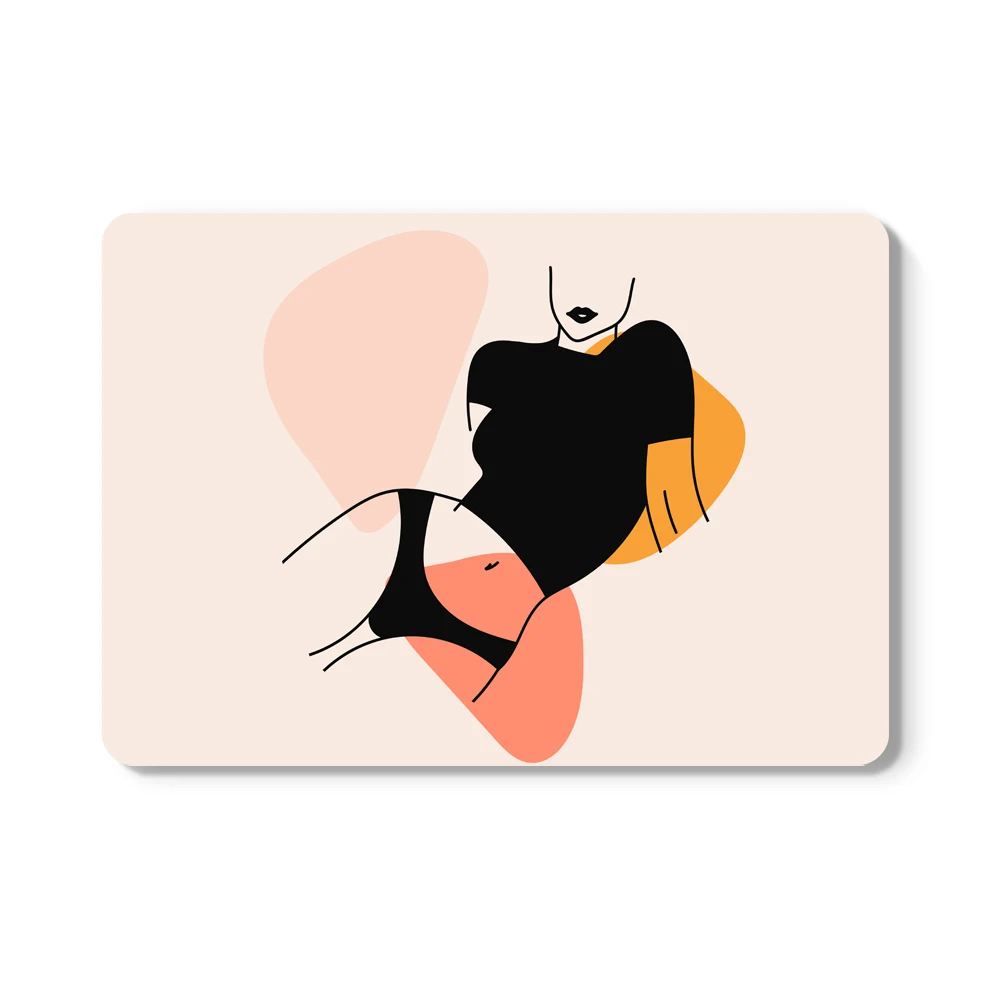 3D Printing Abstract Lines Woman Case For Macbook Air 13 A2337 A2179 A2338 2020 M1 Chip Pro 12 11 15 A2289 Mac book Pro 16 A2141