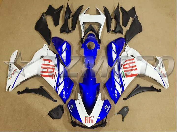 Качество OEM Новое впрыска ABS Полный комплект обтекателя, пригодный для YAMAHA R3 R25, 14, 15, 16, 17, изготовленный на заказ красного и синего цвета