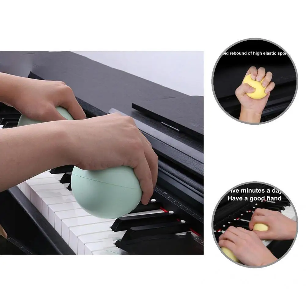 

Пианино-мяч безопасный многоразовый тренировочный мини-мяч гибкий тренажер для пальцев тренировочный мяч для пальцев