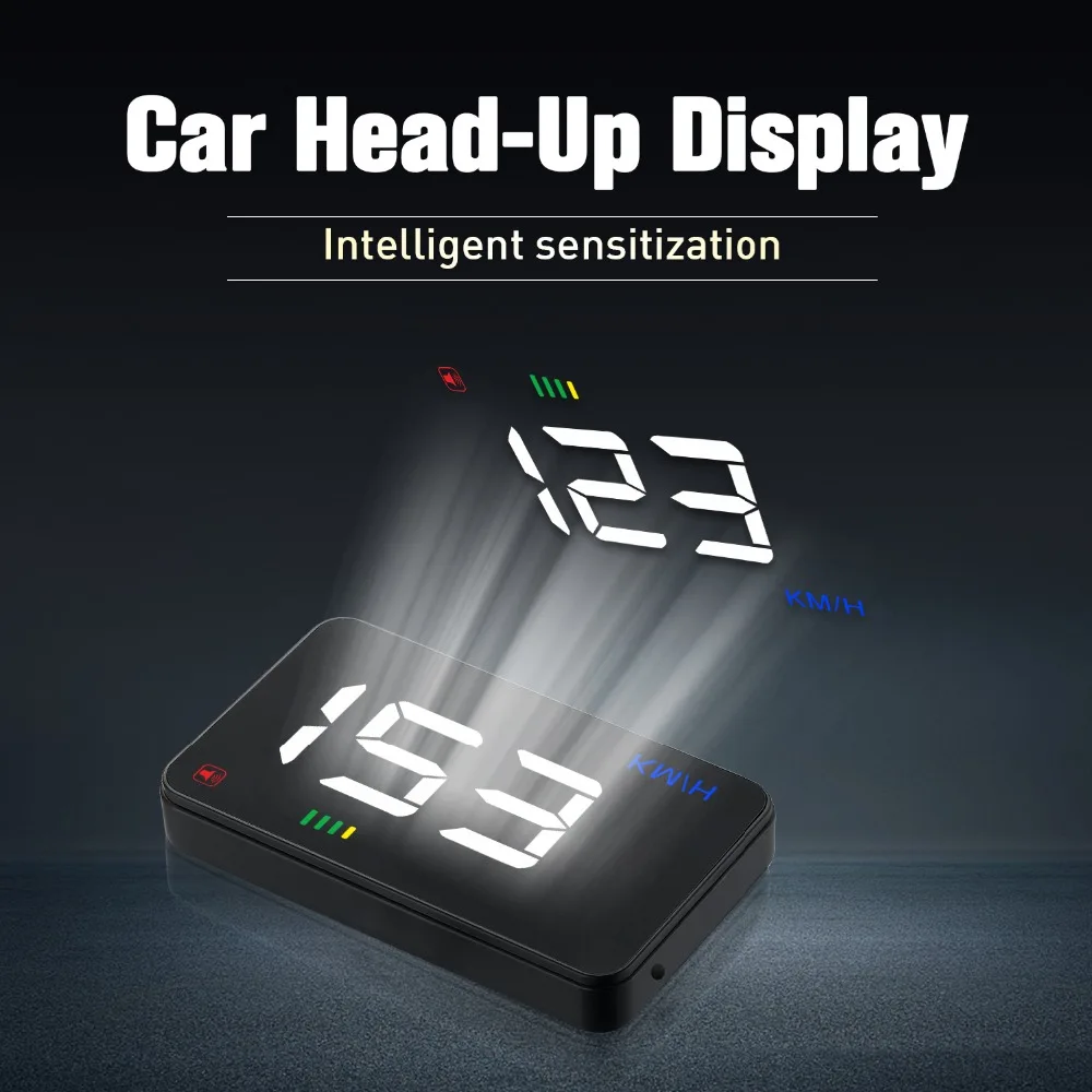 HUD Дисплей A500 OBD2 EOBD HUD Дисплей автомобиля сверхскоростной сигнализации температура воды сигнализации OBD2 сканер