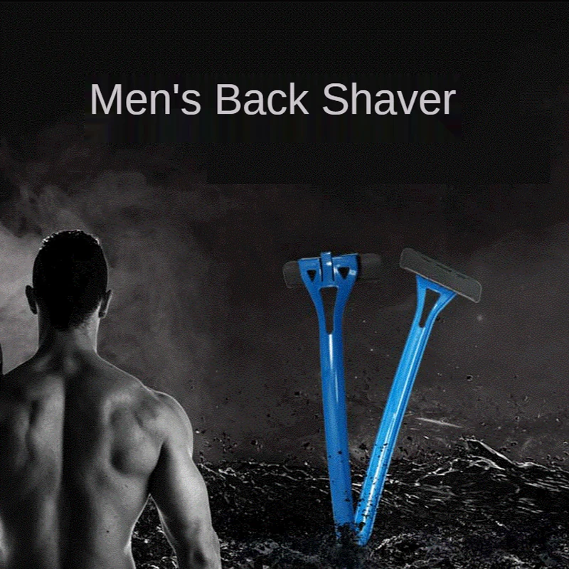

Men's Back Shaver Razor Back Hair Removal Manual Shaver 2 Head Blade Long Handle Body Leg Back Hair Razor