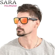 Спортивные солнцезащитные очки для отдыха, поляризационные солнцезащитные очки, мужские универсальные зеркальные линзы с квадратным покрытием, женские очки UV400 V9026