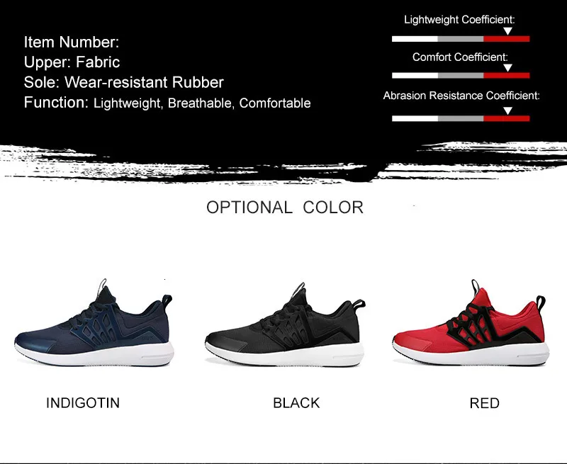 PEAK Men's Casual Shoes Breathable Comfortable Walking Outdoor Sport Shoes Non-slip Wear Sneakers