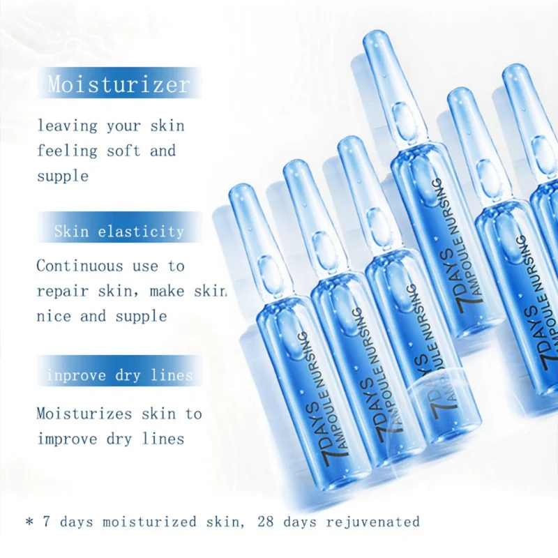 Small Molecule Hyaluronic Acid Face Serum Anti-Aging Wrinkle Shrink Pores Anti-Ance Whitening Moisturizing Face Care Skin Care