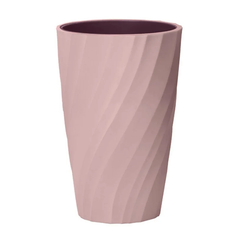light pink PP материал двухслойные стаканы для зубных щеток, держатели для мытья, питьевой воды, для дома, ванной комнаты, легкая зубная кружка A - Цвет: light pink