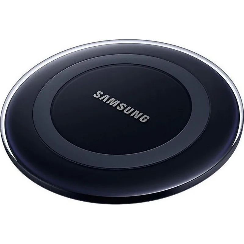 QI samsung адаптер для беспроводной зарядки 5 V/2A зарядное устройство для Galaxy S7 S6 EDGE S8 S9 S10 Plus Note 4 5 Iphone 8 X XS XR - Цвет: Черный