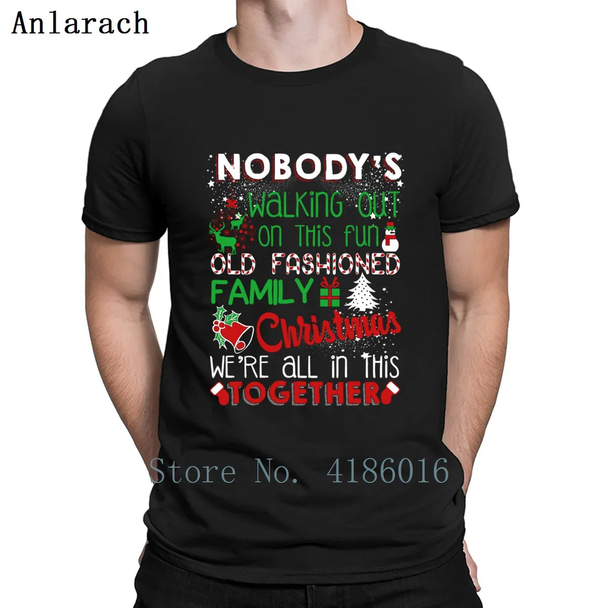 Family Christmas Shirt T Shirt O Neck 