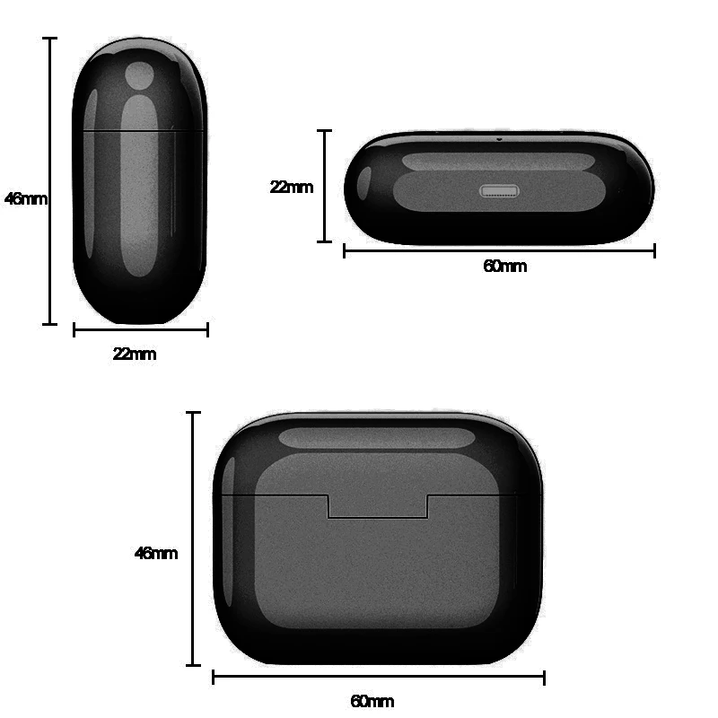 Tws Wireless Bluetooth Earphones 5 0 Earpiece in Ear HIFI Sound Quality Gaming Headset Sports Earpods for All Phone Air pro 3