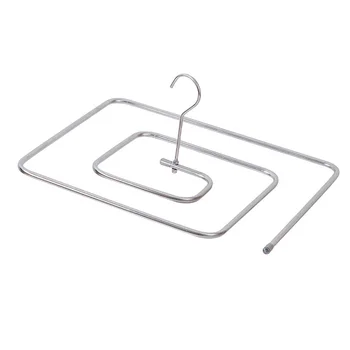 

Towel Home Drying Rack Hook Square Quilt Hanger Stainless Steel Balcony Indoor Save Space Rotating Detachable Organizer Blanket