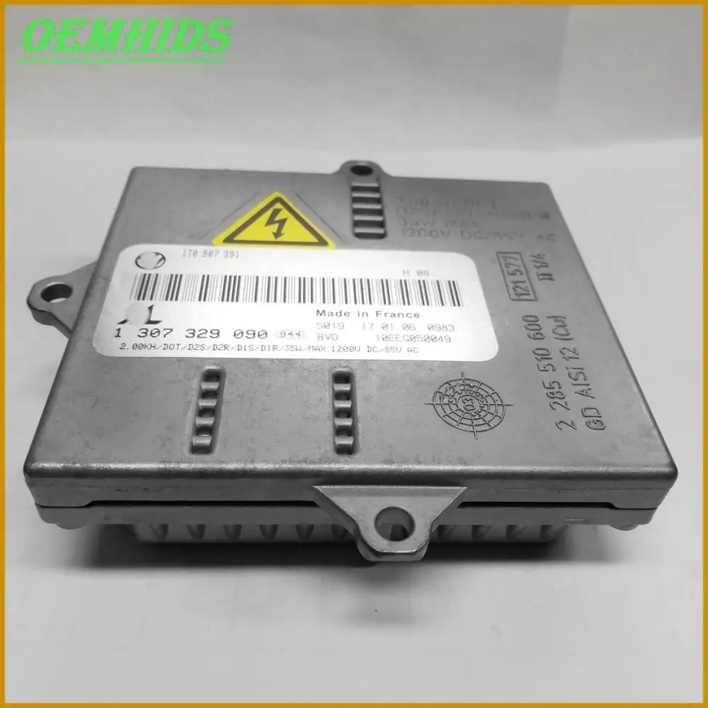 1307329090 OEM ксеноновый балласт б/у оригинальный 1 шт. для 2009 Je tta Golf5 D2S D2R HID блок