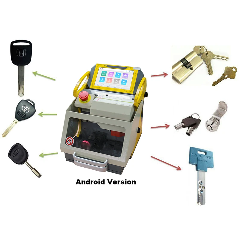 Kukai Auto Locksmith Tools Sec E9 Automatic Computerized Duplicate Key Code Cutting Machine To Make Car Motorcycle Resident Keys Aliexpress