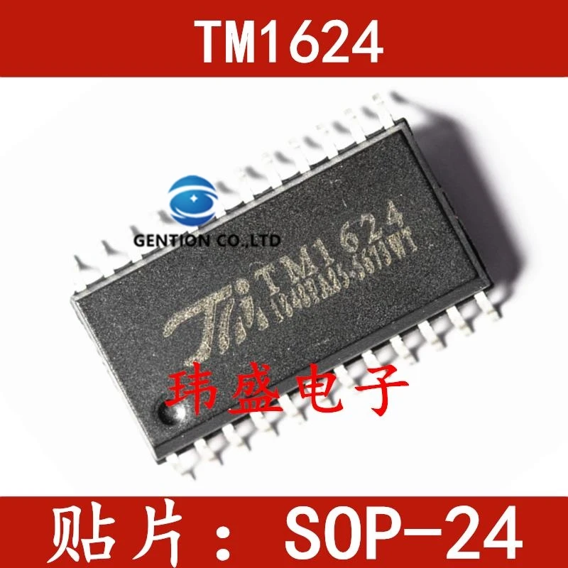 

10 шт., светодиодные лампы SOP24 TM1624, новые и оригинальные