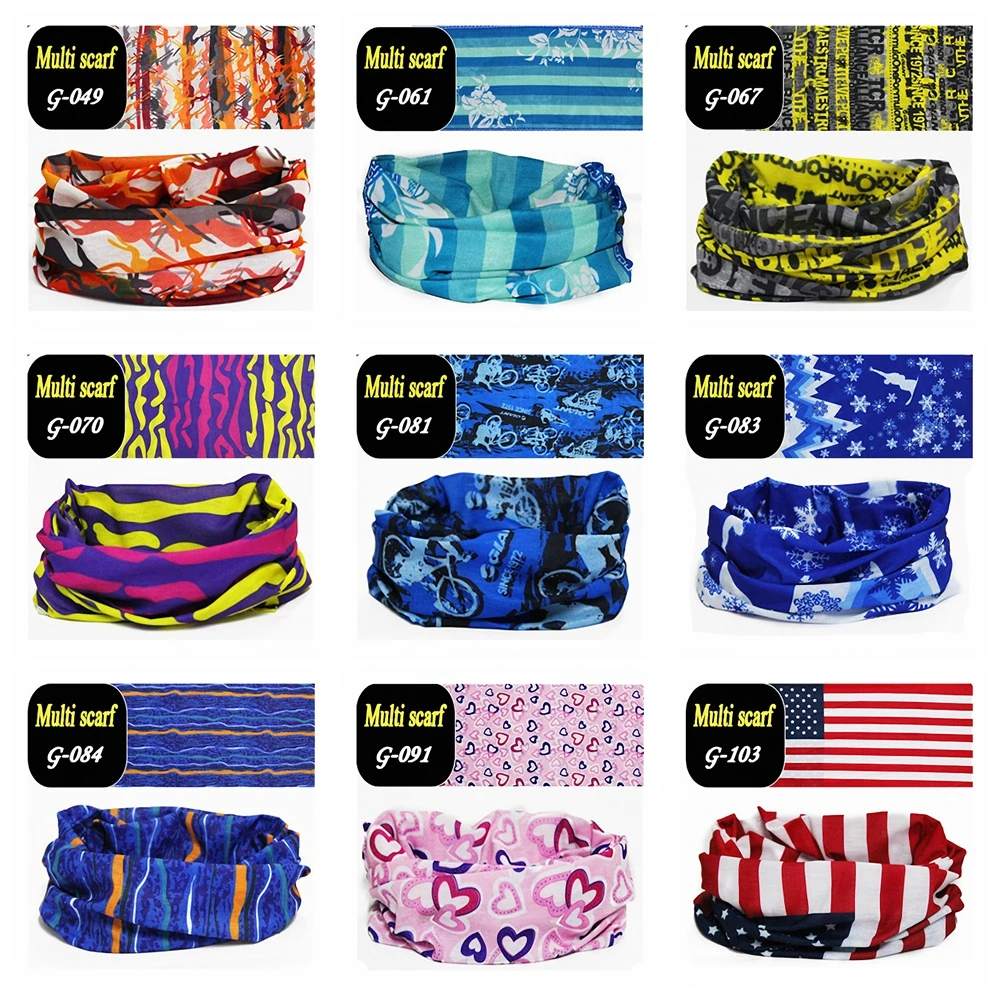 1PC Fashion Men Women Head Face Neck Sunshade Collar Gaiter Tube Bandana Scarf Sports Headwear Scarf Dustproof Outdoor Fishing