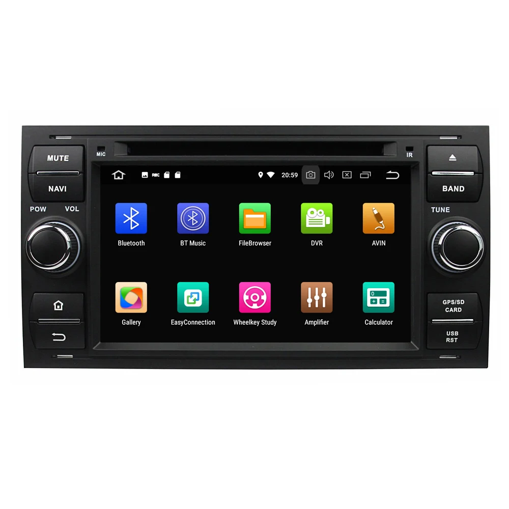 7 &quotPX6 Android 10 0 мультимедийный плеер для Ford FOCUS Mondeo S-MAX C-MAX Galaxy Fiesta форма автомобиля