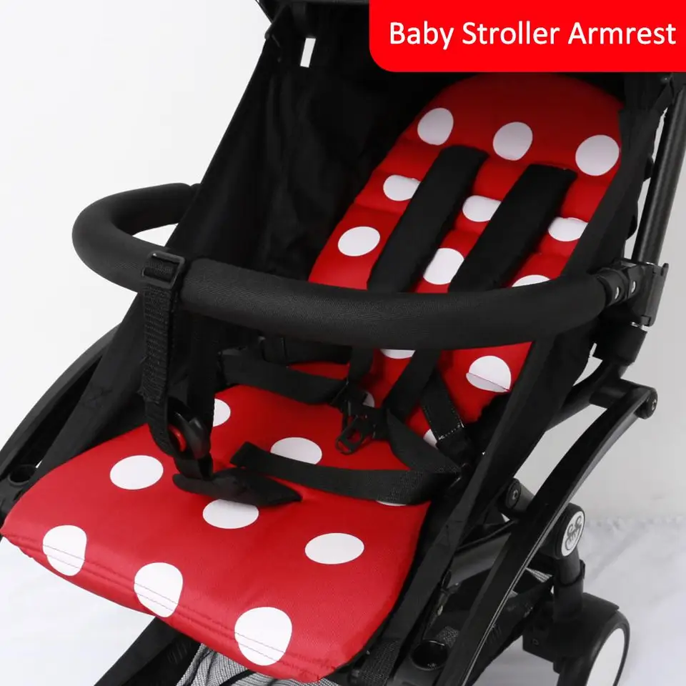 Kinderwagen Armlehne - Stoßstangenstange Mit PU Leder Für Baby Yoyo & Andere Modelle