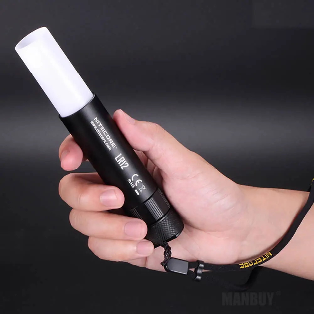 Портативный фонарь Nitecore LR12 2020 CREE XP L HD V6 LED 1000LM без аккумулятора 18650 для кемпинга