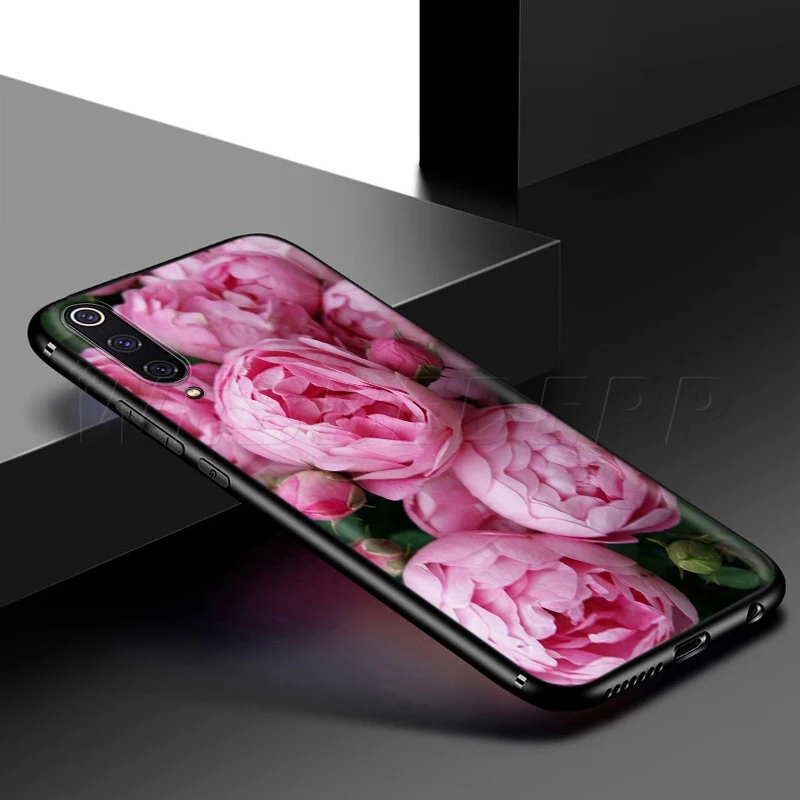 Webbedepp розовый цветок пион ваза чехол для Samsung Galaxy S7 S8 S9 S10 Plus Edge Note 10 8 9 A10 A20 A30 A40 A50 A60