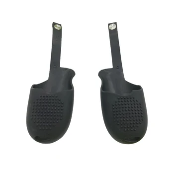 

1pair With Strap Soft Silicone Black VR Headset Game Accessories Controller Grip Cover Handle Protective For Oculus Quest Rift S