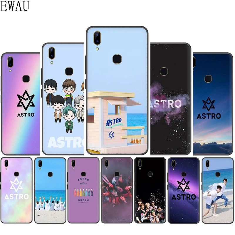

EWAU KPOP ASTRO Silicone phone case for VIVO Y53 Y55 Y81 V5 V7 V9 V11 V15 Pro Y17 Y69 Y71 Y91 Y93 Y66 X9