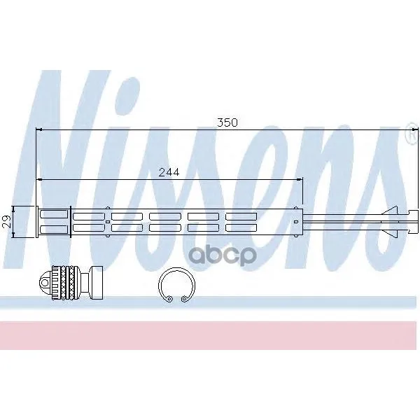 Осушитель Кондиционера Mb Viano(W639) 2.0-3.0-3.2-3.5 03- Nissens 95358 Nissens арт. 95358